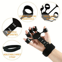Finger Strengthener (2 piece with wrist strap)