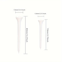 Unbreakable Golf Tees - 70mm - 100 Pieces