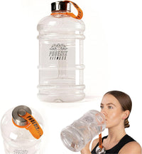 Phoenix Fitness Water Bottle - 2L Drinks Bottle with Leakproof Cap and Carry Strap