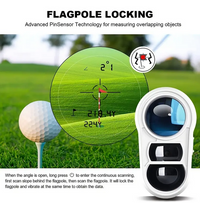 Laser Golf Rangefinder with Advanced Slope Compensation - 1000m Range