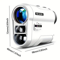 Laser Golf Rangefinder with Advanced Slope Compensation - 1000m Range