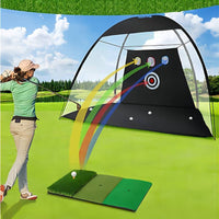 3 metre Golf Chipping Net, Golf Practice Net, Swing Training Practice Net