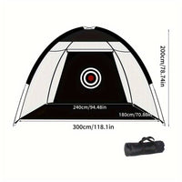 3 metre Golf Chipping Net, Golf Practice Net, Swing Training Practice Net