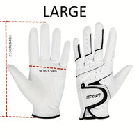 Golf Gloves  - Left Hand (For Right Handed Golfers)