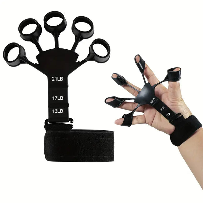 Finger Strengthener (2 piece with wrist strap)