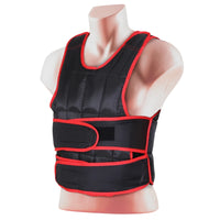 Adjustable Metal Sand Weighted Vest Red