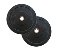 Black Bumper Plates - 5kg to 20kg - Fitness Equipment Dublin