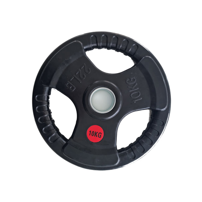 10kg Olympic Rubber Trigrip Weight Plate (2 inch 50mm)