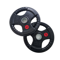 1 Inch Pair of Rubber Trigrip Weight Plates 2.5kg, 5kg, 10kg (25mm)