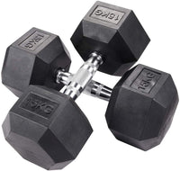 10-20kg Hex Dumbbells - 5 Pairs