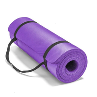 NBR Yoga Mat with Carry Strap