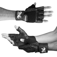 INI Gym Leather Gloves Black