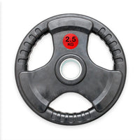 Pair of Rubber Trigrip Weight Plates - 2.5kg 