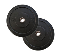 Black Bumper Plates - 5kg to 20kg - Fitness Equipment Dublin