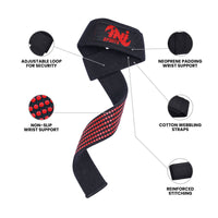 24 Inch Padded Weight Lifting Gel Straps (Pair)