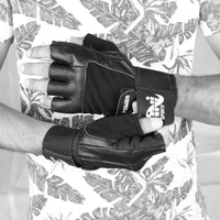 INI Gym Leather Gloves Black