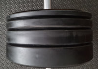 Black Bumper Weight Plates (5kg to 20kg) freeshipping - Fitness Equipment Dublin