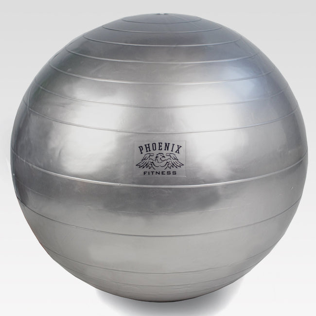 AntiBurst Fitness Ball with Pump - Grey