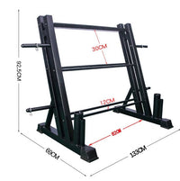 3 Tier Dumbbell, Kettlebell, Barbell, Plate Rack