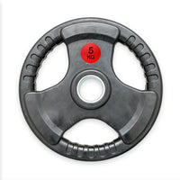 Pair of Rubber Trigrip Weight Plates -  5kg