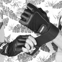INI Gym Leather Gloves Black