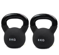 Pair of 8kg Cast Iron Kettlebells (Pre Order for May 23rd) freeshipping - Fitness Equipment Dublin