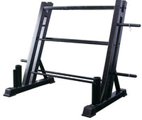 3 Tier Dumbbell, Kettlebell, Barbell, Plate Rack