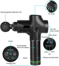 6 Head Massage Gun  (Pre Order for September 28th)