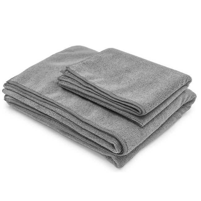 Yoga Mat Towel and Yoga Hand Towel (Grey) freeshipping - Fitness Equipment Dublin