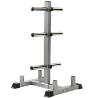 Weight Plate and Barbell Storage Tree