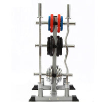Weight Plate and Barbell Storage Tree