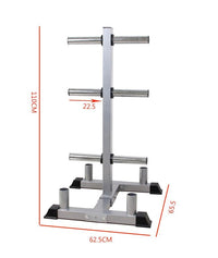 Weight Plate and Barbell Storage Tree